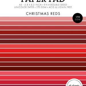 Studiolight - Paper Pad - Christmas Reds  A5 Discount Professional