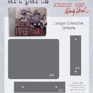 Studio 490 - Wendy Vecchi - Art Parts - Large Creative Covers Chipboard Discount Fast Delivery