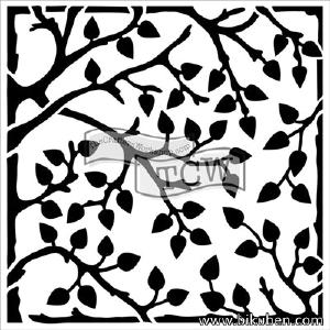 The Crafter's Workshop - Leafy Branches 6x6" Perfect