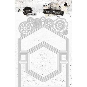 Studiolight - Dies - Vintage Treasures  - Card Shape Industrial Very Cheap Pice