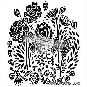 The Crafter's Workshop - Wild Bouquet 6x6" Free Shipping Inexpensive