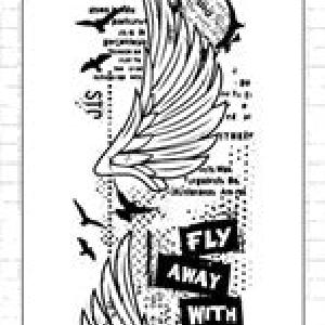 Studiolight - Grunge Collection - Clear Stamp - Fly away with me Outlet Free Shipping Authentic