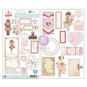 Prima - Love Notes - Chipboard Stickers New For Sale