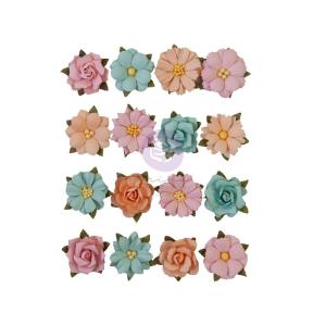 Prima - Peach Tea - Paper Flowers - Beautiful Day Amazon Cheap Online