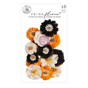 Prima - Luna - Paper Flowers - Halloween Mix Free Shipping Genuine