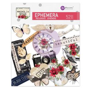 Prima - Magnolia Rouge - Ephemera Icons Free Shipping Limited Edition