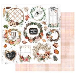 Prima - Pumpkin and Spice - Sweather Weather - 12 x 12" Free Shipping Top Quality