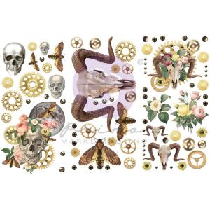 Prima - Rub Ons - Mini Transfers - Boho Skulls Buy Cheap Outlet Locations