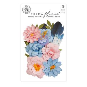 Prima - Spring Abstract - Mulberry Paper Flowers - Painted Notes Discount Brand New Unisex