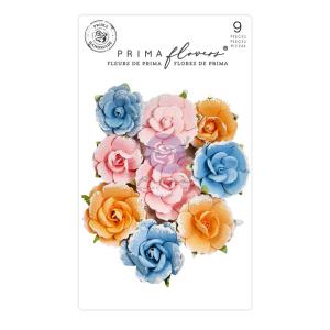 Prima - Spring Abstract - Mulberry Paper Flowers - Abstract Bliss Countdown Package
