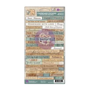 Prima - The home baker - Chipboard Stickers Under 70 Dollars