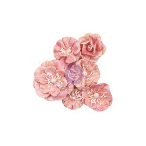Prima - Strawberry Milkshake - Paper Flowers - Marbled with Love Clearance Cheap Online
