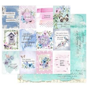 Prima - Watercolor Floral - Dreamy Florals  - 12 x 12" Outlet Geniue Stockist