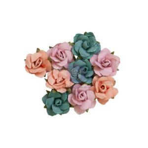 Prima - Indigo - Paper Flowers - Majestic Genuine For Sale