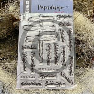 Papirdesign - Clear stamps - Skilt Clearance Pices