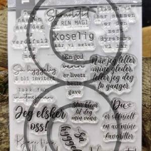 Papirdesign - Clear stamp - Skravletid Clearance Sast