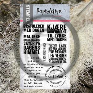 Papirdesign - Clear stamps - Dagens himmel Free Shipping Wholesale Pice