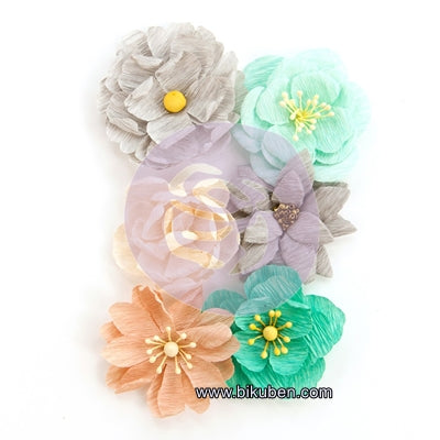Prima - Zella Teal - Flowers - Made with Love Sale Footlocker Pictures