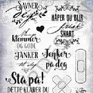 Papirdesign - Clearstamps - God Bedring Clearance Free Shipping
