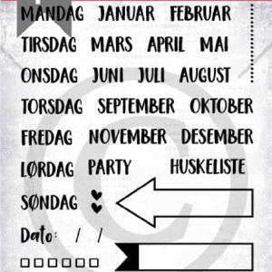 Papirdesign - Clearstamps - Planner Cheap Wholesale