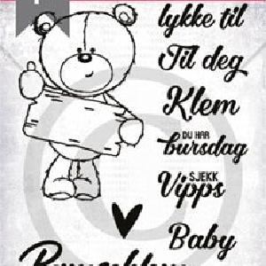 Papirdesign - Clear stamps - Bamse Popular Sale Online