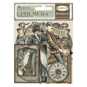 Stamperia  - Voyages Fantastiques -  Adhesive Ephemera Free Shipping 100% Original