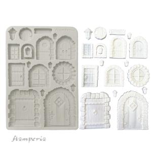 Stamperia  - Hidden Grove - Silicon Mould - Door and Window Brand New Unisex Cheap Online