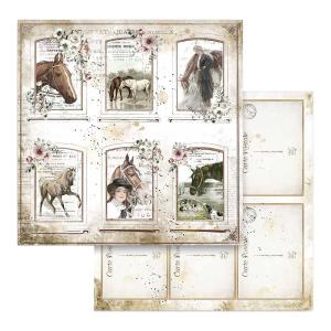 Stamperia  - Romantic Horses - Cards -   12 x 12" Latest Collections Online