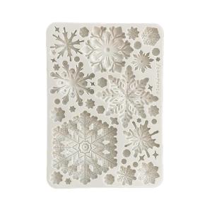Stamperia  - Silicon Mould -  Dewdrops - Snowflakes - A5 Buy Cheap Manchester