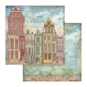 Stamperia  - Lady Vagabond - London House  -  12 x 12" Outlet Brand New Unisex