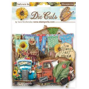 Stamperia  - Sunflower Art - Chipboard Die Cuts Websites Cheap Pice