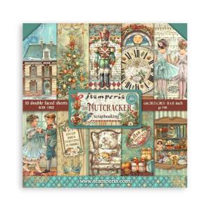 Stamperia  - The Nutcracker - Paper Pad    8 x 8" (10ark) Outlet Low Shipping Fee