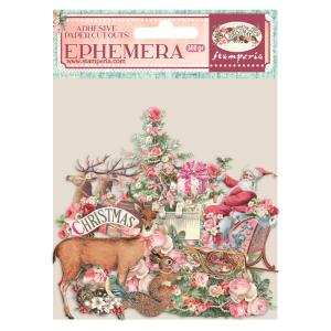 Stamperia  - Pink Christmas -  Adhesive Ephemera Free Shipping Hot Sale