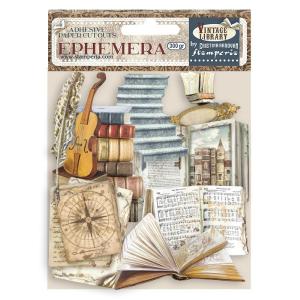 Stamperia  - Vintage Library -  Adhesive Ephemera Outlet New Styles