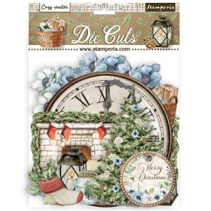 Stamperia  - Romantic Cozy Winter - Die Cuts Sale Clearance