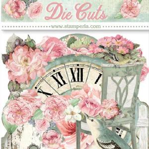 Stamperia  - House of Roses - Die Cuts Countdown Package Cheap Pice