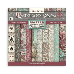 Stamperia  - Master of Magic - Background Selection Paper Pad 8 x 8" (10ark) Sale Comfortable