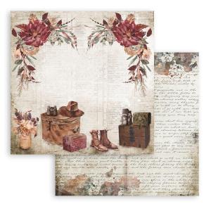 Stamperia  - Our way - Travel accessories  -   12 x 12" Free Shipping Purchase