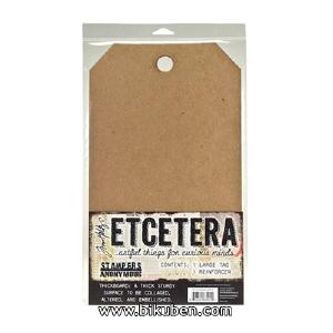 Stampers Anonymous - Tim Holtz - Etcetera Tags - Large Outlet Low Pice