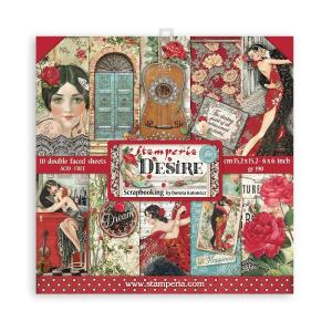 Stamperia - Desire - Paper Pack - 10 pk -    6 x 6" Pay With Visa Sale Online