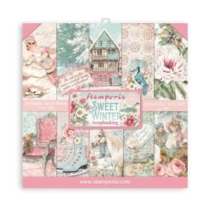 Stamperia - Sweet Winter - Paper Pack - 10 pk -    6 x 6" Cheap Finishline