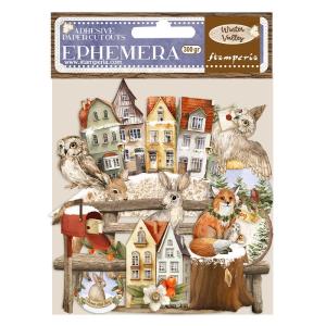 Stamperia  - Winter Valley -  Adhesive Ephemera Sale Tumblr