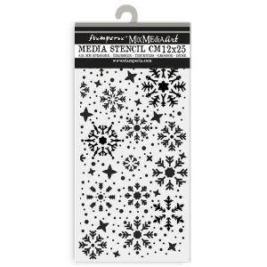 Stamperia - Gear up for christmas - Stencil - Snowflakes Clearance Very Cheap