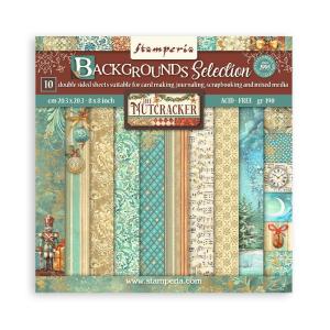 Stamperia - The Nutcracker -   Background Selection - Paper Pad - 8 x 8" Sale Low Pice Fee Shipping