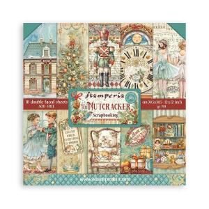 Stamperia  - The Nutcracker - Paper Pad    12 x 12"" (10ark) Clearance Pirce Sale