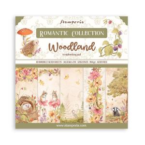 Stamperia  - Woodland - Paper Pad    12 x12" Online Online Cheap Pice