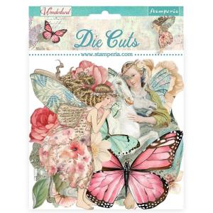 Stamperia  - Wonderland  - Chipboard Die Cuts Buy Cheap Hot Sale