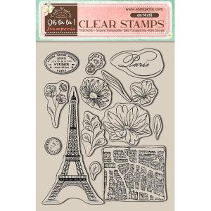 Stamperia - Clear Stamp - Oh la la -  Tour Eiffel Free Shipping Classic