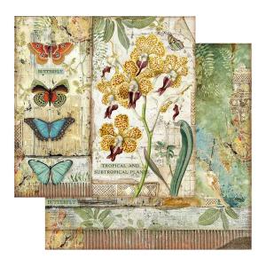 Stamperia - Amazonia - Orchid & Butterfly -    12 x 12" Shop For Cheap Online