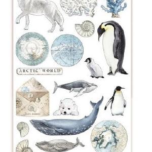 Stamperia - Arctic Antarctic  -  Chipboard Free Shipping For Sale